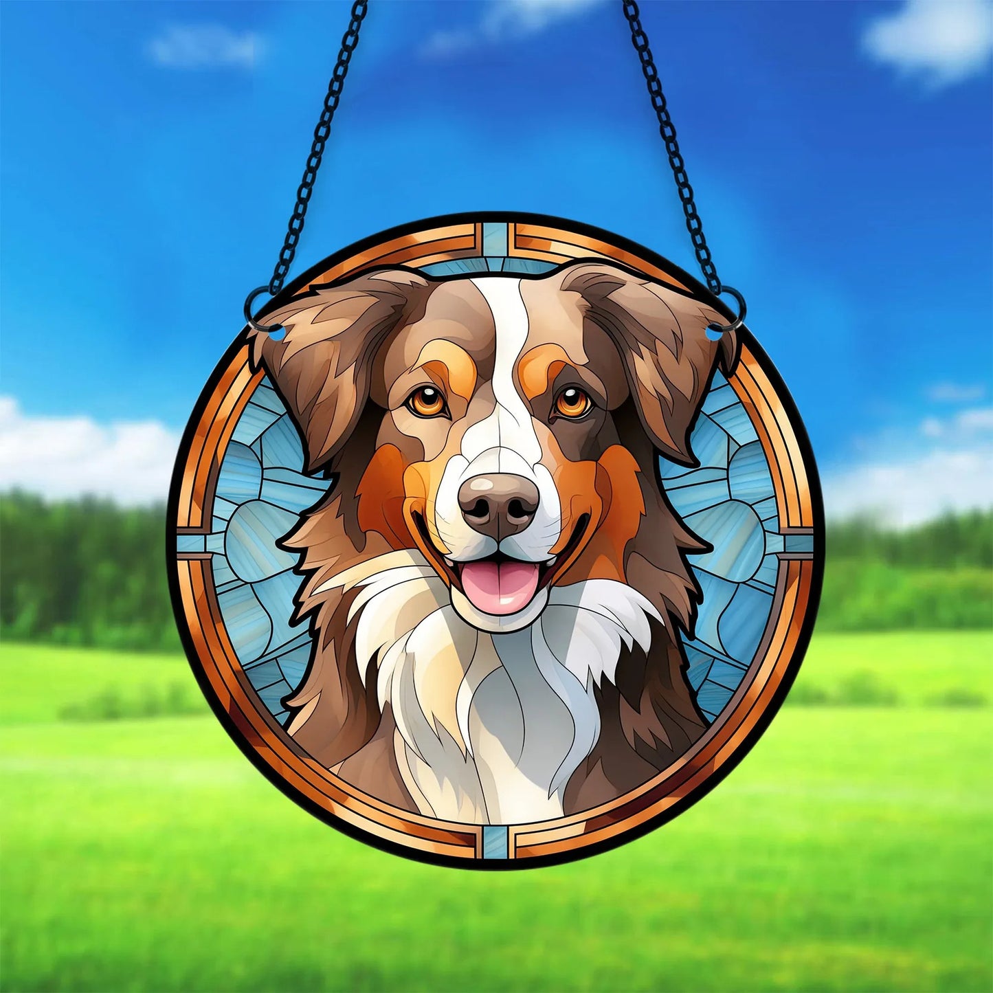 Pet Dog Acrylic Wall Decoration Pendant