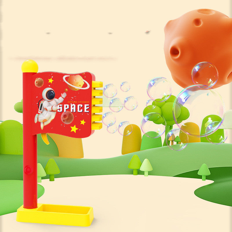 18 Holes Space Flag Soap  Blower