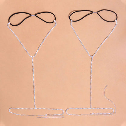 Diamond Thigh Chain Double Row